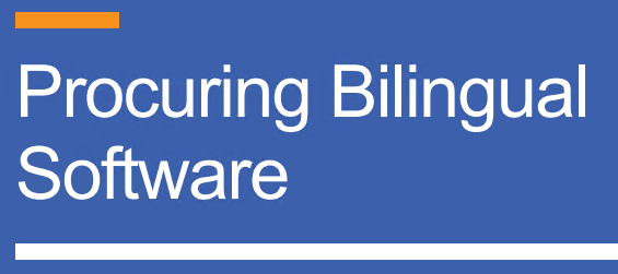 Procuring Bilingual Software Logo